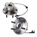 Front Wheel Hub Bearing Set of 2-4WD Compatible with Chevy, Cadillac, GMC - Escalade, Avalanche, Silverado 1500, Suburban, Tahoe, Sierra 1500, Yukon XL - Replaces 515096, 930-611, 10393171, 22841381