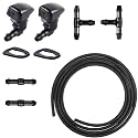 Front Windshield Washer Nozzles Kit replacement for Ford Edge Lincoln MKX