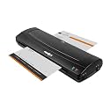 FRONTECH A4 Laminator, Hot &amp; Cold, 250mm/min, Bubble-Free, Portable for Office, School &amp; Home, Supports 80/125 Mic Pouches (LAM-0004_Black)