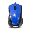 FRONTECH Premium 3-Button USB Wired Mouse | 1000 DPI Optical Sensor | Plug & Play | Compatible with PC/Laptop/Tablet | 1-Year Warranty (MS-0064 - Blue)