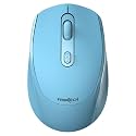 FRONTECH Wireless Mouse MS-0040 | USB 2.0 Interface | 2.4GHz Connectivity | 1600 DPI Resolution | Lightweight Design, Blue