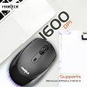 FRONTECH Wireless Mouse MS-0040 | USB 2.0 Interface | 2.4GHz Connectivity | 1600 DPI Resolution | Lightweight Design, Black