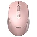 FRONTECH Wireless Mouse MS-0040 | USB 2.0 Interface | 2.4GHz Connectivity | 1600 DPI Resolution | Lightweight Design, Pink