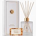 Frosted Reed Diffusers for Home | Premium Fragrance Diffuser | Frosted Diffuser Sticks in Oil Set with Rustic Amber Scent | Smell Good Stuff,Long-Lasting Oil for Bathroom & Office 5 oz