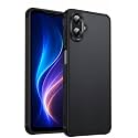 Frosty Case for Samsung Galaxy A07 4G/ 5G/ F07 4G/ M07 4G/ M17e 5G/ F70e 5G Shockproof Armor Anti-Scratch Hard PC Back Soft TPU Bumper Camera Lens Protection Translucent Matte Black