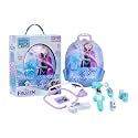 Frozen Doctor Kit Backpack for Kids - 8-Piece Pretend Play Medical Set with Light & Sound Stethoscope, Educational Role Play Toy for Girls and Boys Ages 3+, Turkish Blue