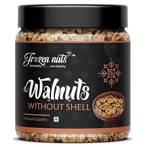 frozen nuts natural walnut kernels without shell  natural akhrot giri  rich in protein healthy fats amp fiber  crunchy amp delicious walnuts for snacking cooking amp baking  200gm