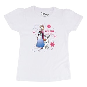 frozen by wear your mind girls t-shirt