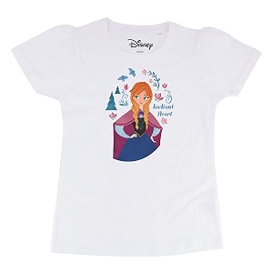 frozen by wear your mind girls t-shirt