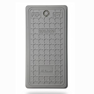 frp manhole cover  chamber cover  capacity - 5 tons  colour - grey  frame size - 12342434 inches - 300600 mm clear opening - 10342034 inches - 230530 mm