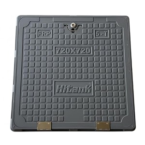 frp manhole cover  chamber cover  capacity - 5 tons  colour - grey 28342834 with lock amp hinges