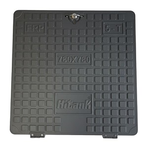 frp manhole cover  chamber cover  capacity - 5 tons  colour - grey 30343034 with lock amp hinges