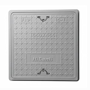 frp manhole cover  chamber cover  capacity - 5 tons  colour - grey  frame size - 26342634 inches - 660660 mm clear opening - 22342234 inches - 560560 mm
