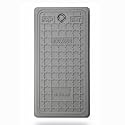 FRP Manhole Cover | Chamber Cover | Capacity - 5 tons | Colour - Grey | (Frame Size - 12"×24" Inches - 300×600 MM) (Clear Opening - 10"×20" Inches - 230×530 MM)