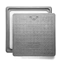 FRP Manhole Cover | Chamber Cover | Capacity - 5 tons | Colour - Grey (24"×30")