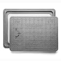 FRP Manhole Cover | Chamber Cover | Capacity - 5 tons | Colour - Grey | (Frame Size - 18"×24" Inches - 450×600 MM) (Clear Opening - 14"×20" Inches - 355×510 MM)