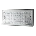 FRP Manhole Cover | Chamber Cover | Capacity - 5 tons | Colour - Grey (18"×36")