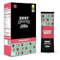 Fruit Leather by Zest Delites, Strawberry Healthy Fruit Snacks, 10 Pack Box