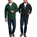 Fruit of the Loom Eversoft Fleece Full Zip Hoodie Sweatshirt