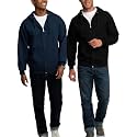 Fruit of the Loom Eversoft Fleece Full Zip Hoodie Sweatshirt