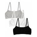 Fruit of the Loom Girl's Cotton Stretch Cami Training Bra Multi-Pack
