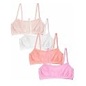 Fruit of the Loom Girl's Cotton Stretch Cami Training Bra Multi-Pack
