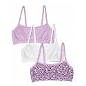 Fruit of the Loom Girl's Cotton Stretch Cami Training Bra Multi-Pack