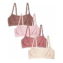 Fruit of the Loom Girl's Cotton Stretch Cami Training Bra Multi-Pack