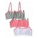 Fruit of the Loom Girl's Cotton Stretch Cami Training Bra Multi-Pack