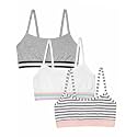 Fruit of the Loom Girl's Cotton Stretch Cami Training Bra Multi-Pack