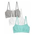 Fruit of the Loom Girl's Cotton Stretch Cami Training Bra Multi-Pack