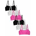 Fruit of the Loom Girl's Cotton Stretch Cami Training Bra Multi-Pack