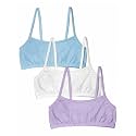 Fruit of the Loom Girl's Cotton Stretch Cami Training Bra Multi-Pack