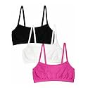 Fruit of the Loom Girl's Cotton Stretch Cami Training Bra Multi-Pack
