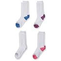 Fruit of the Loom Girl's Everyday Essential Soft Cushion Socks