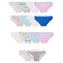 Fruit of the Loom Girls' Cotton Bikini Underwear Multipacks