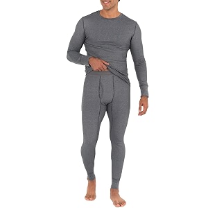 Fruit of the Loom Mens Recycled Waffle