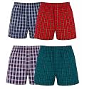 Fruit of the Loom Men's Tag Free Woven Boxer Shorts, Relaxed Fit, Moisture Wicking, Assorted Color Multipacks
