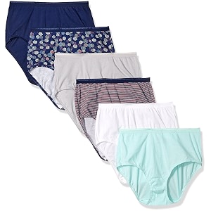 fruit of the loom women39s 6 pack cotton brief panties
