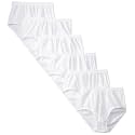 Fruit of the Loom Women's Tag Free Cotton Brief Panties (Regular &amp; Plus Size)