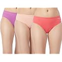 Fruit of the Loom Women's Bikini(Colors and Prints May Vary) (Pack of 3)