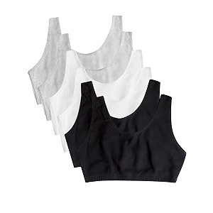 fruit of the loom women39s built-up sports bra pack of 3