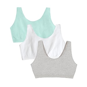 fruit of the loom women39s built-up sports bra pack of 3