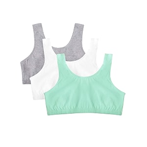 fruit of the loom women39s built-up sports bra pack of 3