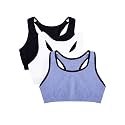 Fruit of the Loom Women's Built-Up Sports Bra, (Pack of 3)