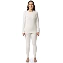 Fruit of the Loom Women's Stretch Fleece Lined Thermal Long Johns Underwear Set