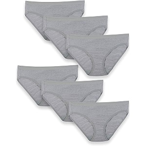 fruit of the loom women39s 6 pack bikini panties