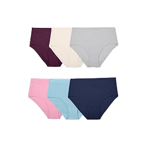 fruit of the loom women39s 6 pack bikini panties