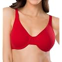 Fruit of the Loom Women’s Cotton Stretch Unlined Underwire Bra, Multipack