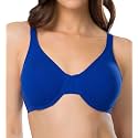 Fruit of the Loom Women’s Cotton Stretch Unlined Underwire Bra, Multipack